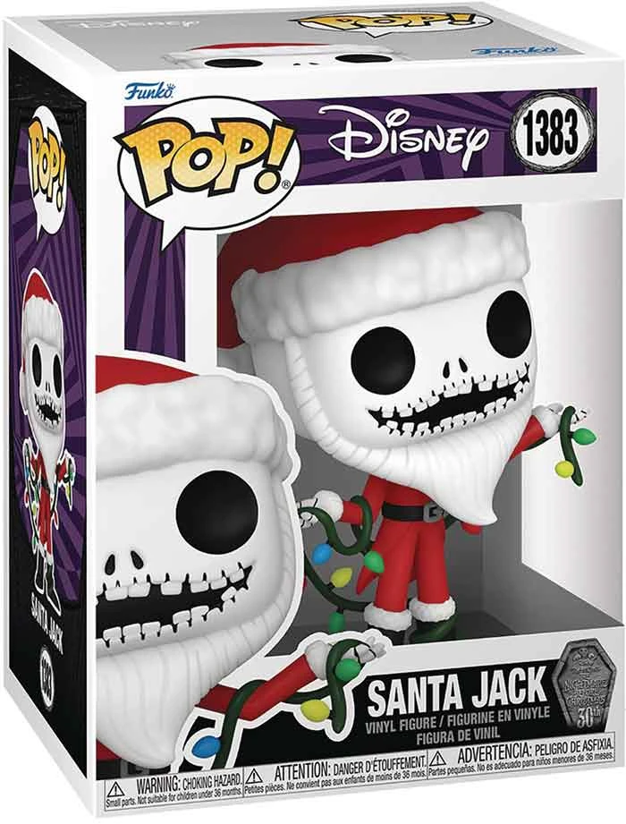 Pop Disney The Nightmare Before Christmas 3.75 Inch Action Figure - Santa Jack #1383 3 Pop Disney The Nightmare Before Christmas 3.75 Inch Action Figure - Santa Jack #1383
