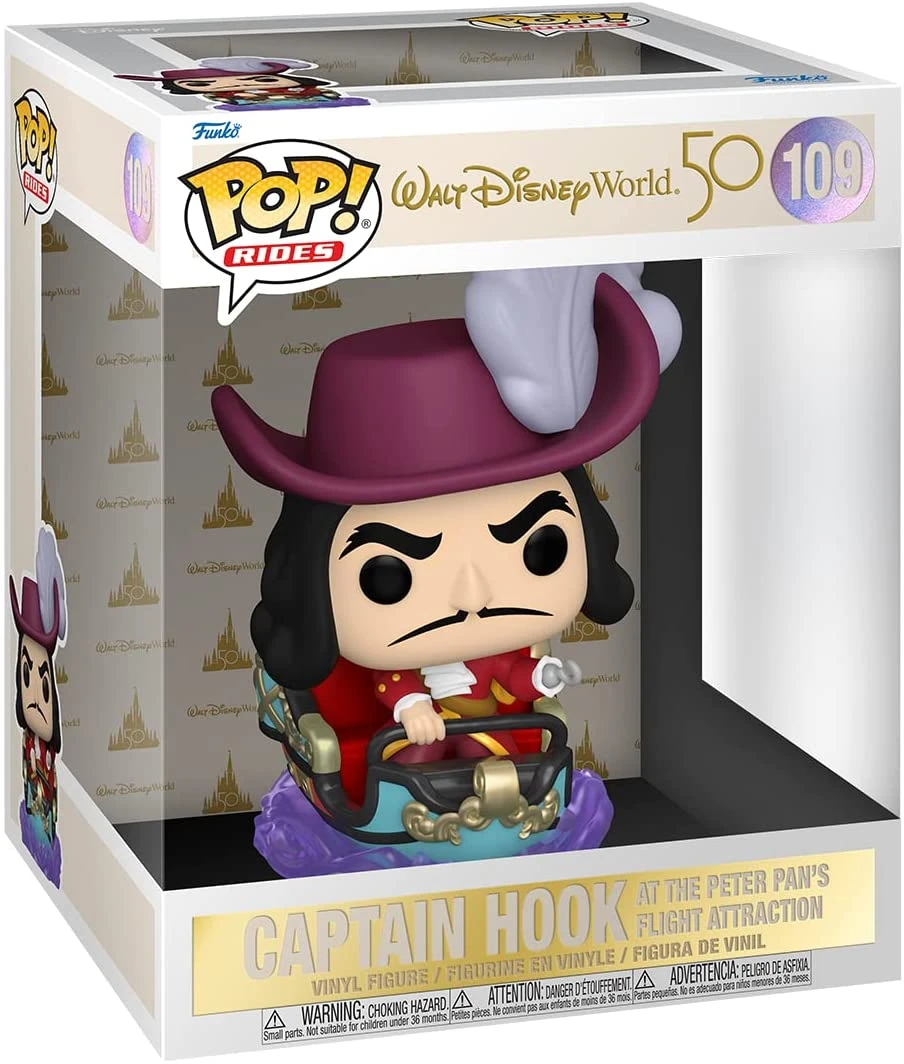 Pop Disney Walt Disney 3.75 Inch Action Figure - Captain Hook #109 3 Pop Disney Walt Disney 3.75 Inch Action Figure - Captain Hook #109