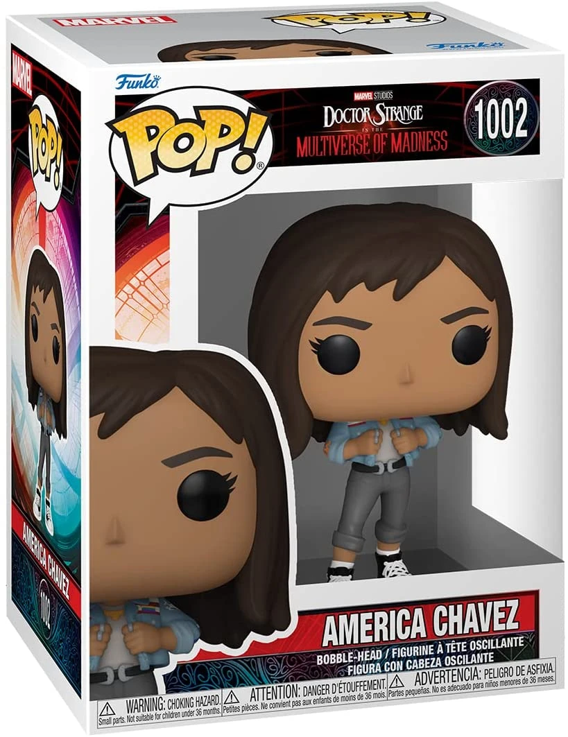 Pop Marvel Doctor Strange 2 Multiverse Of Madness 3.75 Inch Action Figure - America Chavez #1002 3 Pop Marvel Doctor Strange 2 Multiverse Of Madness 3.75 Inch Action Figure - America Chavez #1002