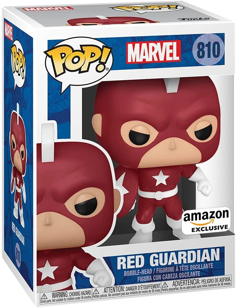 Pop Marvel 3.75 Inch Action Figure Exclusive - Red Guardian #810 3 Pop Marvel 3.75 Inch Action Figure Exclusive - Red Guardian #810