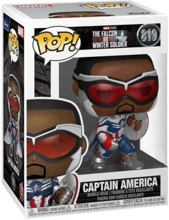 Pop Marvel The Falcon And The Winter Soldier 3.75 Inch Action Figure Exclusive - Captain America Sam Wilson #819
