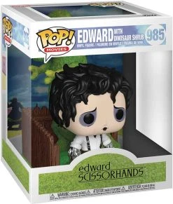 Pop Movies Edward Scissorhands 3.75 Inch Action Figure Deluxe - Edward With Dinosaur Shrub #985