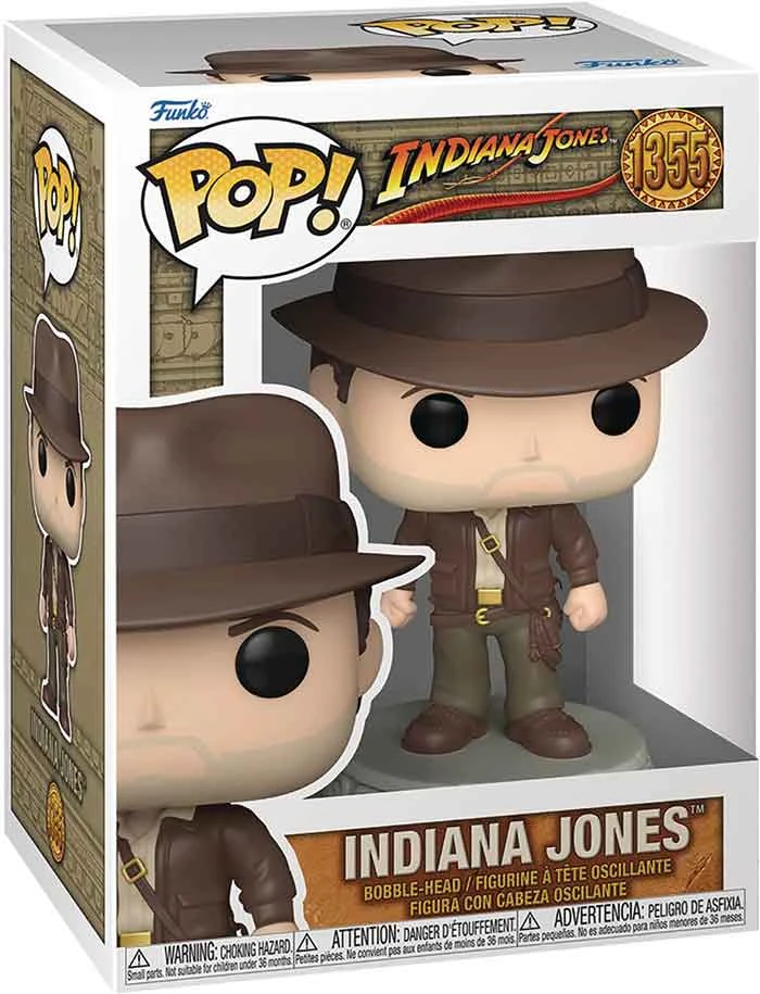 Pop Movies Indiana Jones 3.75 Inch Action Figure - Indiana Jones #1355 3 Pop Movies Indiana Jones 3.75 Inch Action Figure - Indiana Jones #1355