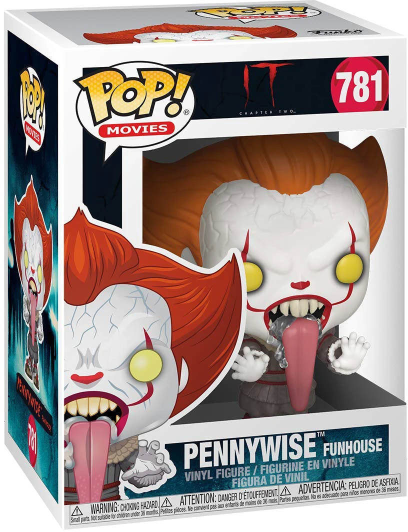 Pop Movies 3.75 Inch Action Figure IT - Pennywise With Funhouse #781 3 Pop Movies 3.75 Inch Action Figure IT - Pennywise With Funhouse #781