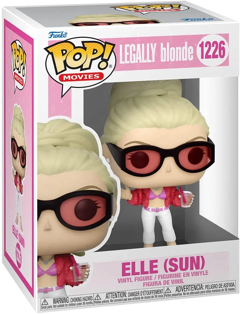 Pop Movies Legally Blonde 3.75 Inch Action Figure - Elle (Sun) #1226 3 Pop Movies Legally Blonde 3.75 Inch Action Figure - Elle (Sun) #1226