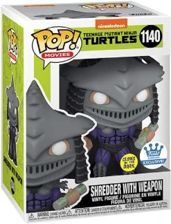Pop Movies Teenage Mutant Ninja Turtles 3.75 Inch Action Figure Exclusive - Shredder With Weapon #1140