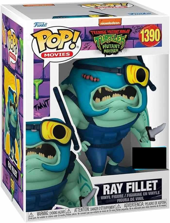 Pop Movies Teenamge Mutant Ninja Turtles 3.75 Inch Action Figure Exclusive - Ray Fillet #1390 3 Pop Movies Teenamge Mutant Ninja Turtles 3.75 Inch Action Figure Exclusive - Ray Fillet #1390
