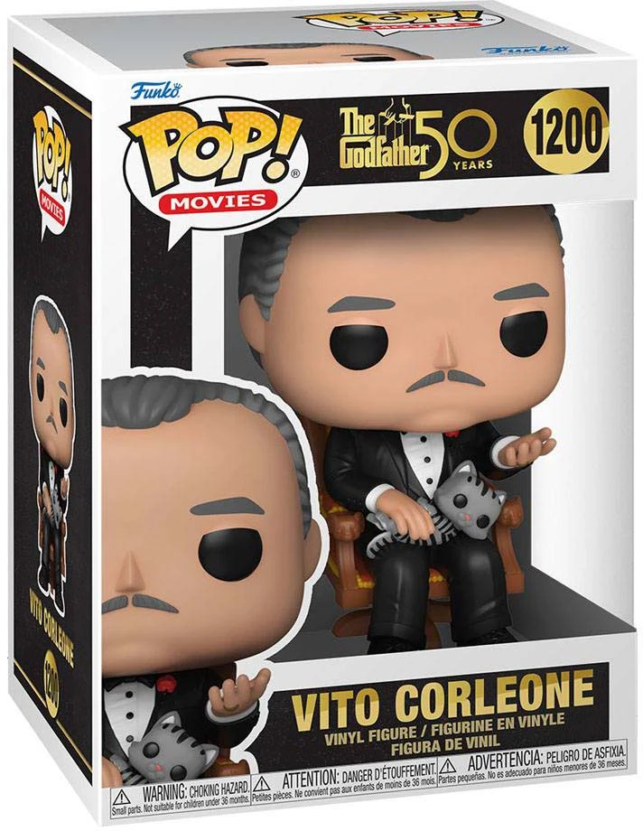 Pop Movies The Godfather 3.75 Inch Action Figure - Vito Corleone #1200 3 Pop Movies The Godfather 3.75 Inch Action Figure - Vito Corleone #1200