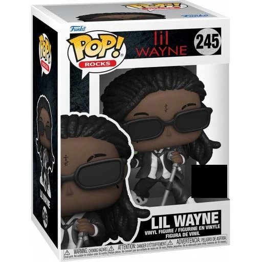Pop Rocks Lil Wayne 3.75 Inch Action Figure Exclusive - Lil Waybe With Lollipop #245 (Sub-Standard Packaging) 3 Pop Rocks Lil Wayne 3.75 Inch Action Figure Exclusive - Lil Waybe With Lollipop #245 (Sub-Standard Packaging)