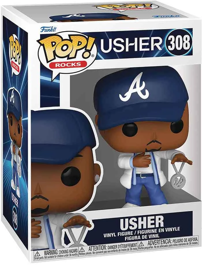 Pop Rocks Usher 3.75 Inch Action Figure - Usher #308 3 Pop Rocks Usher 3.75 Inch Action Figure - Usher #308