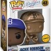 Pop Sports MLB Baseball 3.75 Inch Action Figure Exclusive - Bronze Jackie Robinson #42