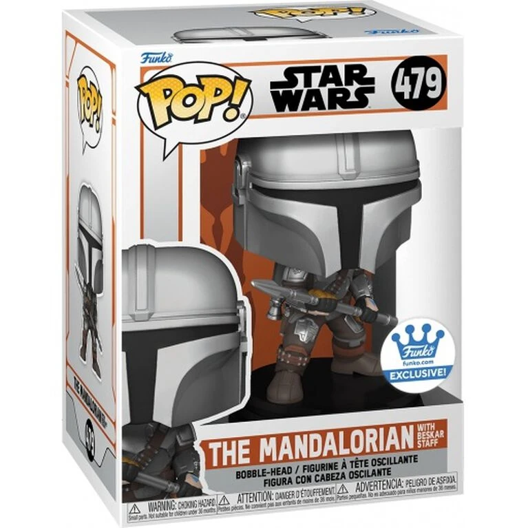 Pop Star Wars The Mandalorian 3.75 Inch Action Figure Exclusive - The Mandalorian With Beskar Staff #479 3 Pop Star Wars The Mandalorian 3.75 Inch Action Figure Exclusive - The Mandalorian With Beskar Staff #479