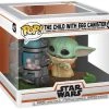 Pop Star Wars The Mandalorian 3.75 Inch Action Figure - The Child Baby Yoda With Egg Canister #407 -Model Toy Discount Store pop star wars the mandalorian the child baby yoda with egg canister 407 889698509626