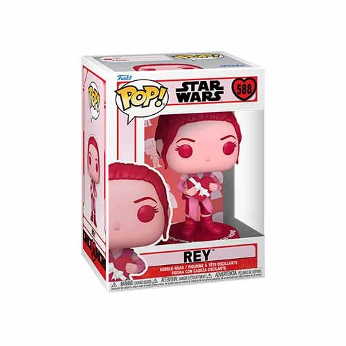 Pop Star Wars 3.75 Inch Action Figure - Valentines Rey #588 3 Pop Star Wars 3.75 Inch Action Figure - Valentines Rey #588