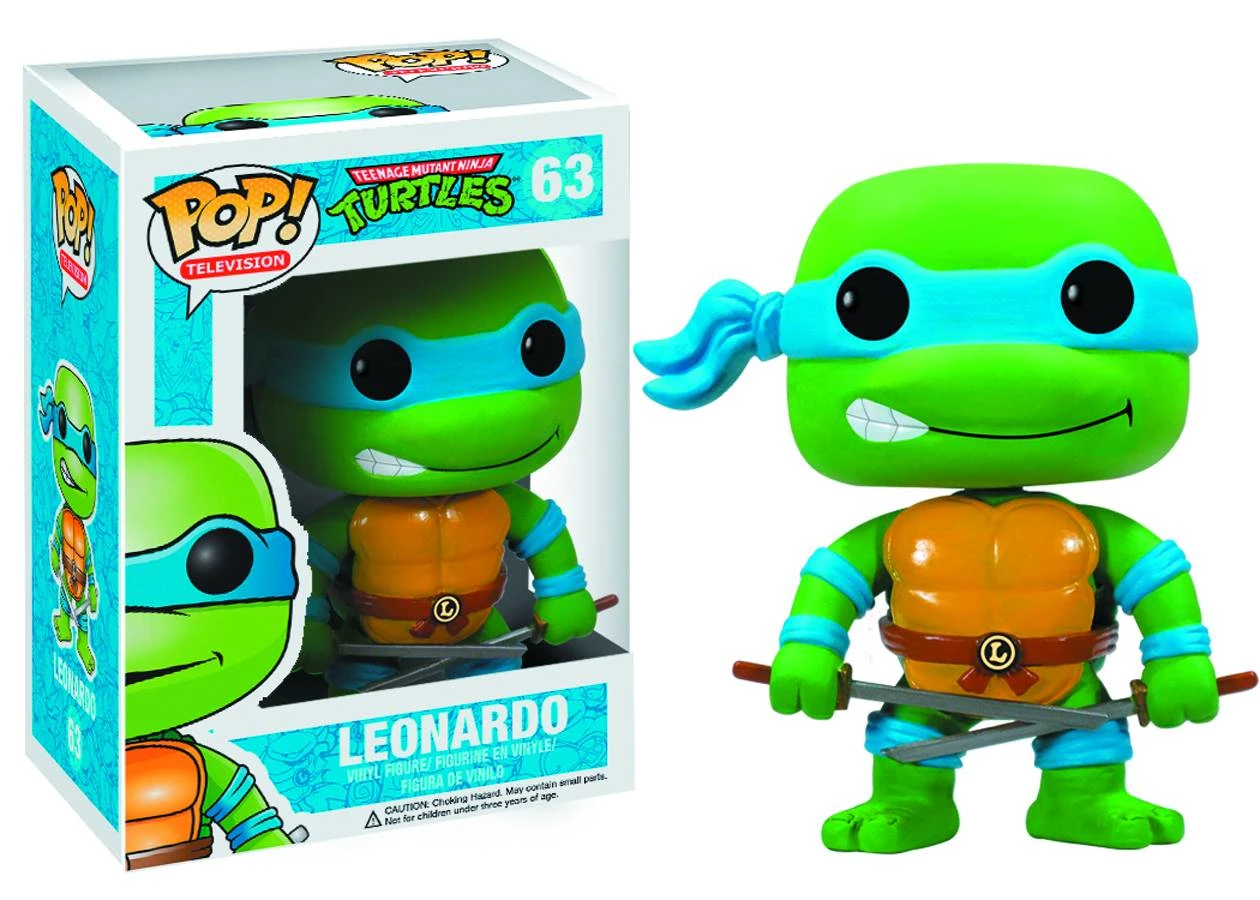 Pop Television Teenage Mutant Ninja Turtles 3.75 Inch Action Figure - Leonardo #63 3 Pop Television Teenage Mutant Ninja Turtles 3.75 Inch Action Figure - Leonardo #63