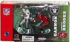 RICH GANNON Vs DERRICK BROOKS Deluxe NFL 2 Figure Pack McFarlane Sportspicks