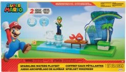 Super Mario World Of Nintendo 2 Inch Scale Playset - Sparkling Waters Playset (Pre-Order Ships Jan. 2024)