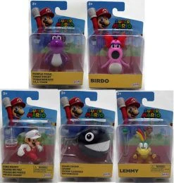 Super Mario World Of Nintendo 2 Inch Mini Figure Wave 39 - Set Of 5
