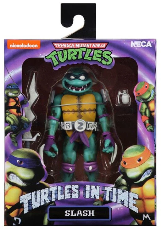 Teenage Mutant Ninja Turtles 7 Inch Action Figure Turtles In Time Series 1 - Slash 3 Teenage Mutant Ninja Turtles 7 Inch Action Figure Turtles In Time Series 1 - Slash
