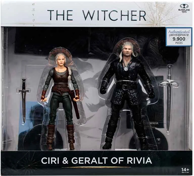 The Witcher Netflix 7 Inch Action Figure 2-Pack - Geralt & Ciri (Season 3) 3 The Witcher Netflix 7 Inch Action Figure 2-Pack - Geralt & Ciri (Season 3)