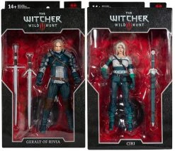 The Witcher Wild Hunt III 7 Inch Action Figure Wave 3 - Set Of 2 (Geralt Viper Armor - Ciri Elder Blood)