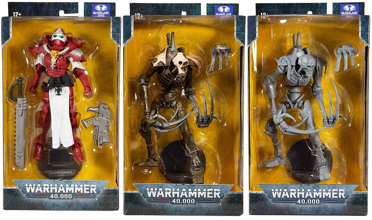 Warhammer 40000 7 Inch Action Figure Wave 3 - Set Of 3 (Necron - Necron AF - Battle Sister) 3 Warhammer 40000 7 Inch Action Figure Wave 3 - Set Of 3 (Necron - Necron AF - Battle Sister)