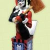 Women Of The DC Universe 5 Inch Bust Statue Series 1 - Harley Quinn Bust (Sub-Standard Previously Opened Packaging) -Model Toy Discount Store women of the dc universe bust statue series 1 harley quinn bust image