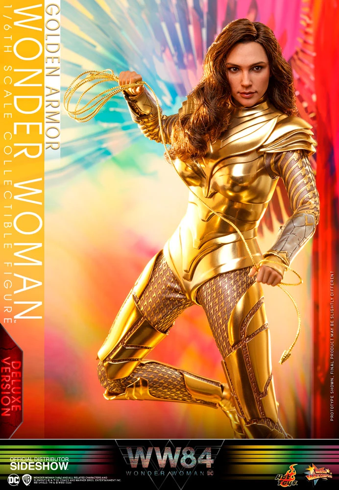 Wonder Woman 1984 12 Inch Action Figure 1/6 Scale Series - Golden Armor Wonder Woman (Deluxe) Sideshow 906348 5 Wonder Woman 1984 12 Inch Action Figure 1/6 Scale Series - Golden Armor Wonder Woman (Deluxe) Sideshow 906348 - Image 3