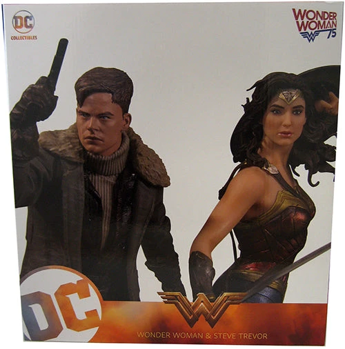 Wonder Woman Movie 13 Inch Statue Figure - Wonder Woman & Steve Trevor 4 Wonder Woman Movie 13 Inch Statue Figure - Wonder Woman & Steve Trevor - Image 2